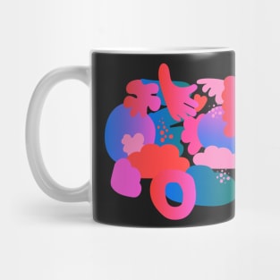 Abstract jumble Mug